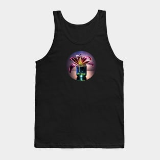 Stargazer Lily with Firefly Jar Tank Top